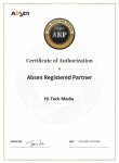 Сертификат официального партнера Absen
