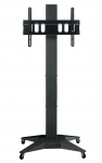 Универсальная напольная стойка на колесах для ЖК/плазменной панели до 65", цвет антрацит