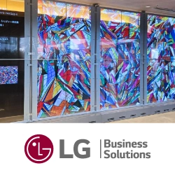 Масштабные прозрачные дисплеи LG стали главным событием нового коммерческого района Токио  