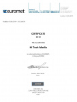 Сертификат дистрибьютора Euromet