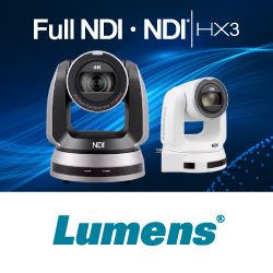 Lumens анонсирует многофункциональную PTZ-камеру 4K NDI|HX3