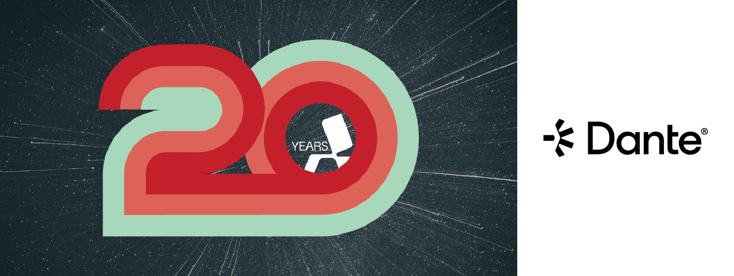 Dante отмечает 20-летие: как протокол стал фундаментом аудиоиндустрии