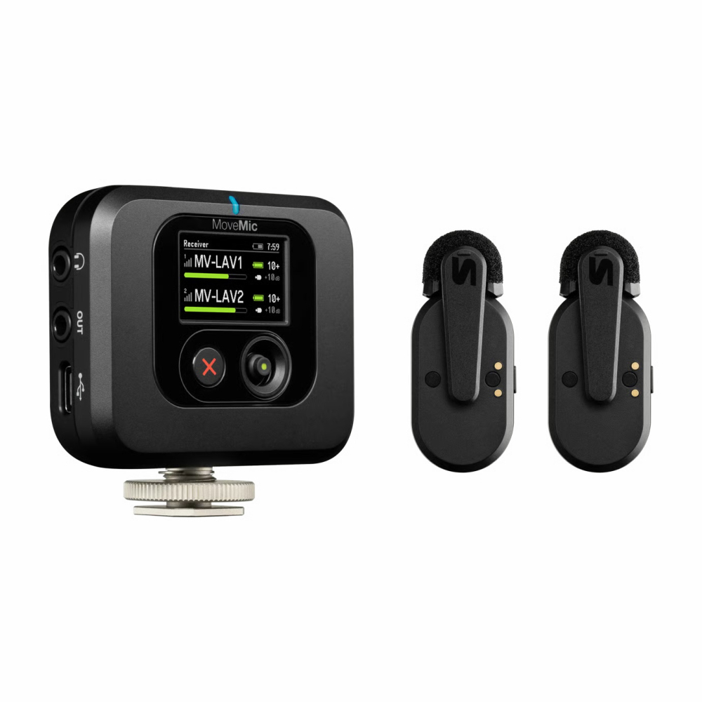 Shure MoveMic Two Receiver Kit (MV-TWO-KIT-Z6) Shure MoveMic Two Receiver Kit (MV-TWO-KIT-Z6)