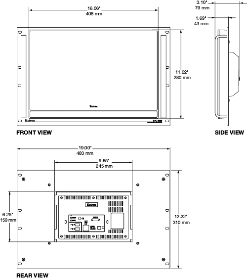 Чертеж FPC 6000 Чертеж FPC 6000