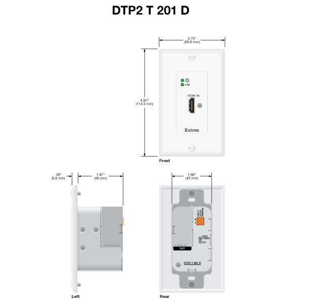 Extron DTP2 T 201 D 