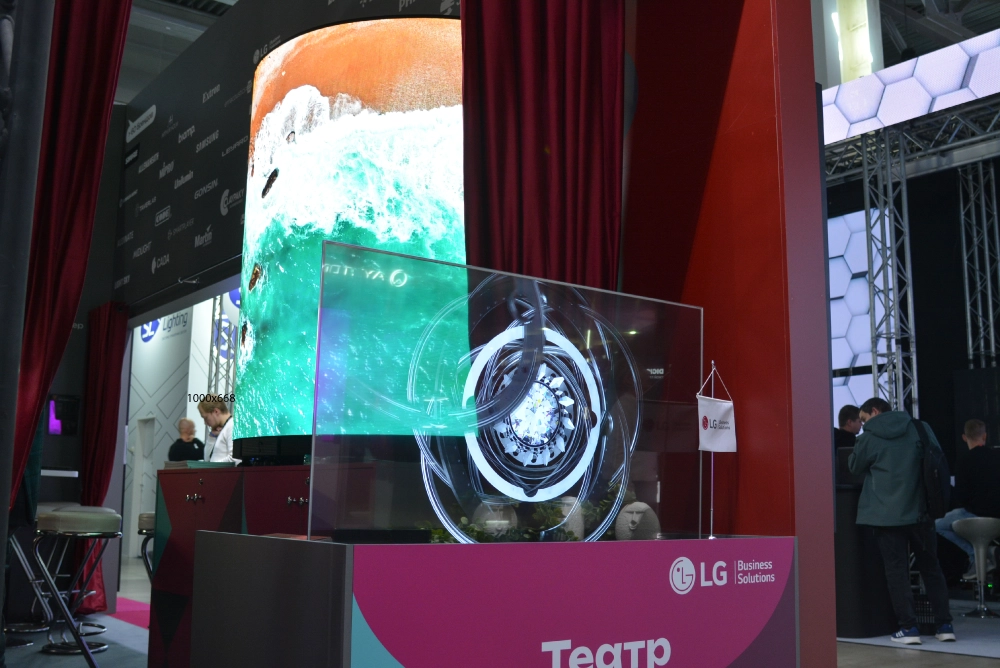 Прозрачный Oled дисплей - LG 55EW5G-V | Hi-Tech Media представляет театр современных технологий на Light+Audio Tec 25, toto-59