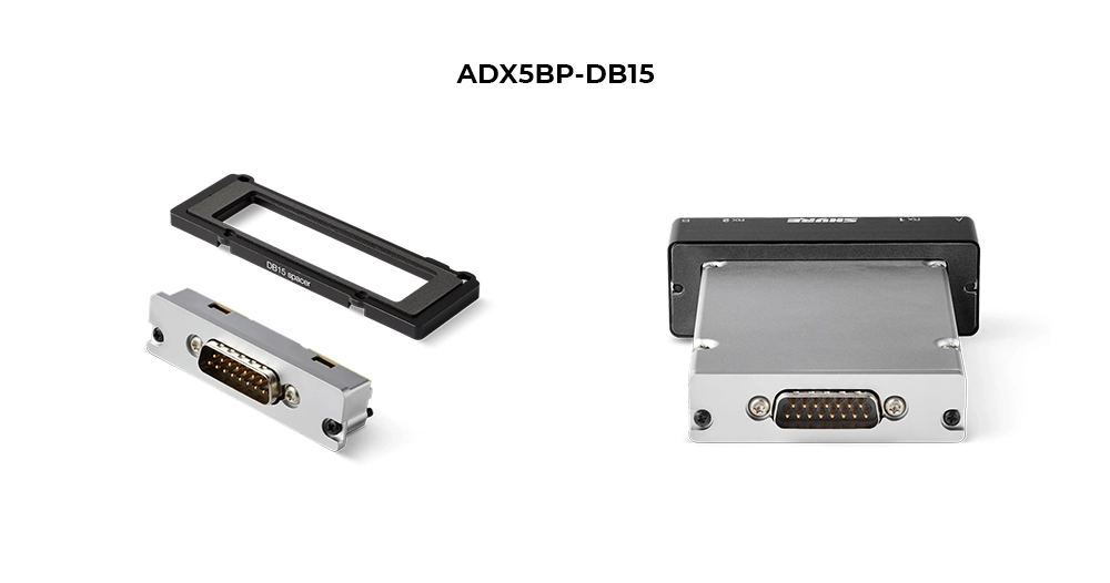 Shure ADX5BP-DB15 ─ задняя панель