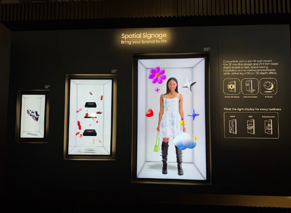 3D-вывески без очков: Samsung показывает будущее коммерческих дисплеев на ISE, фото-10