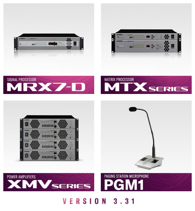 : Yamaha MTX/MRX/XMV/PGM1   Dante Domain Manager