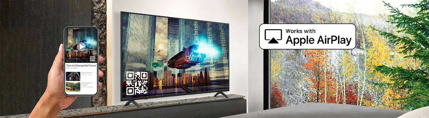 LG UK660H Работает с AirPlay LG UK660H Работает с AirPlay