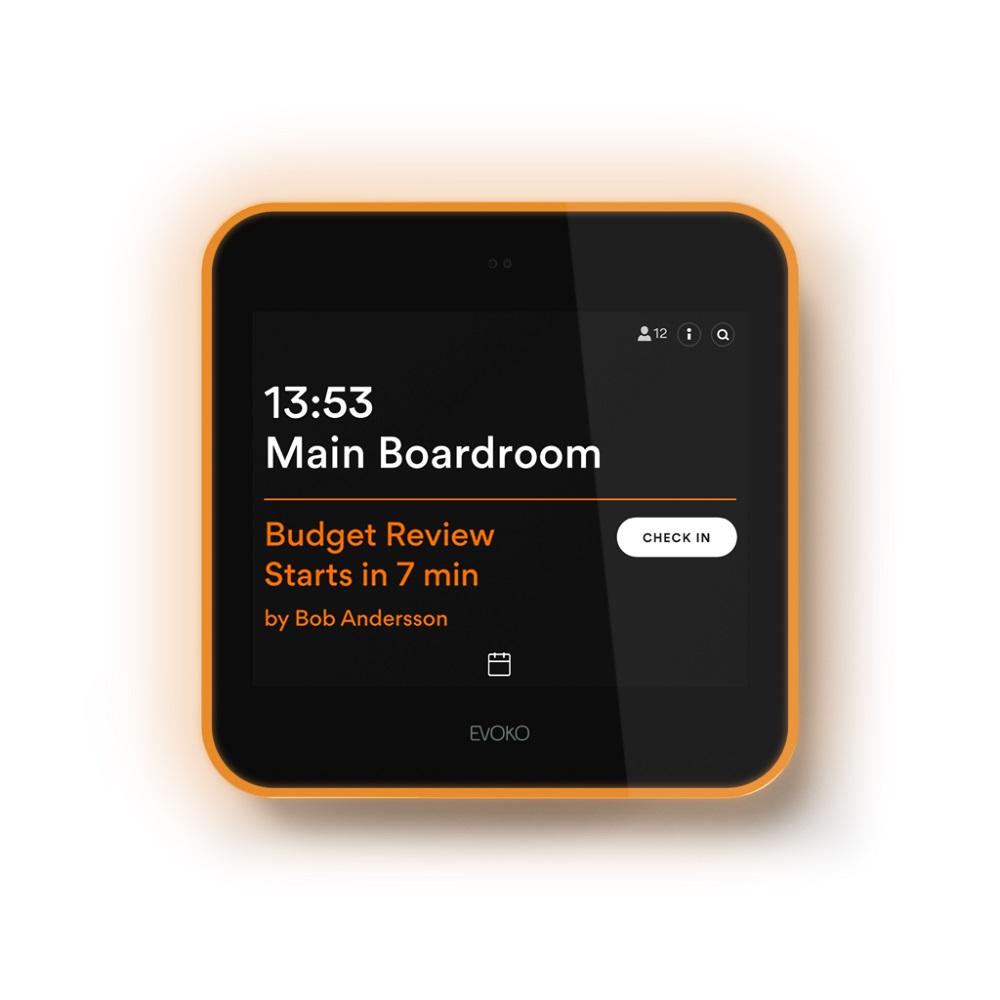 Evoko Liso Room Manager. Заметный статус помещения, фото-2